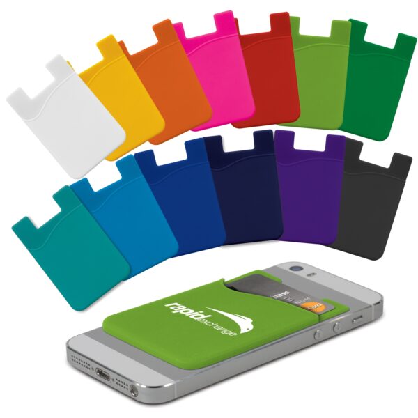 Colour Silicone Phone Wallet