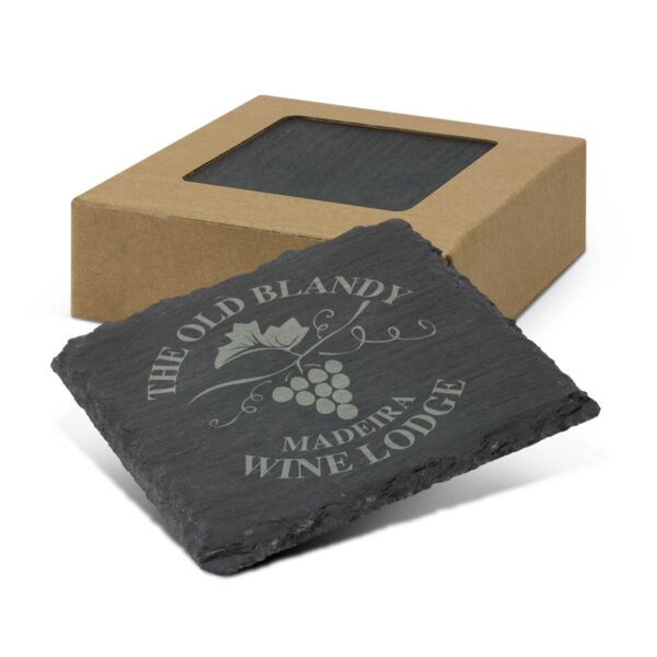 Square Slate Coaster Set of 4