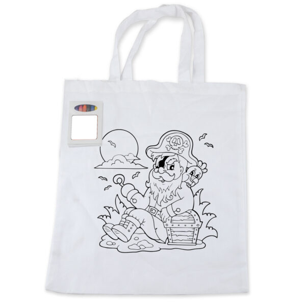 Colouring Short Handle Cotton Bag & Crayons - 49873_87601.jpg