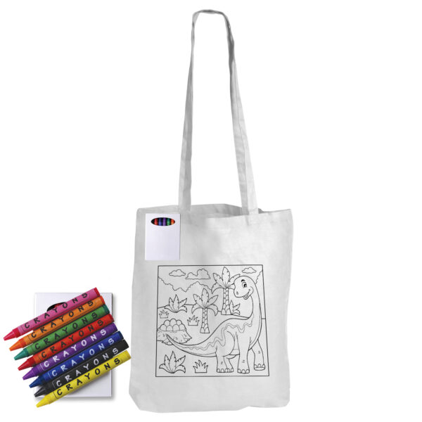 Colouring Long Handle Cotton Bag & Crayons - 49874_87605.jpg