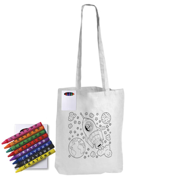 Colouring Long Handle Cotton Bag & Crayons - 49874_87609.jpg