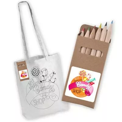 Colouring Long Handle Cotton Bag & Pencils - 57932_75477.jpg