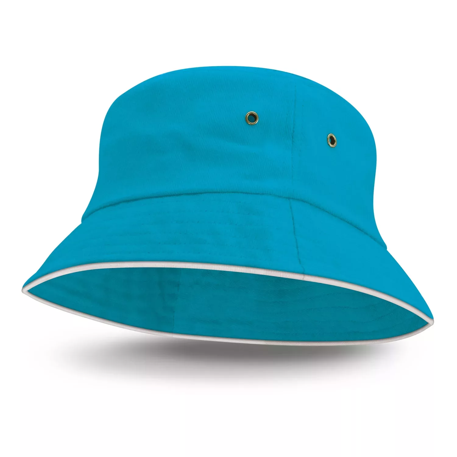 Bondi Premium Bucket Hat &#8211; White Sandwich Trim - 58137_77043.jpg