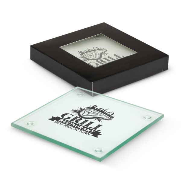 Venice Glass Coaster Set of 2 – Square