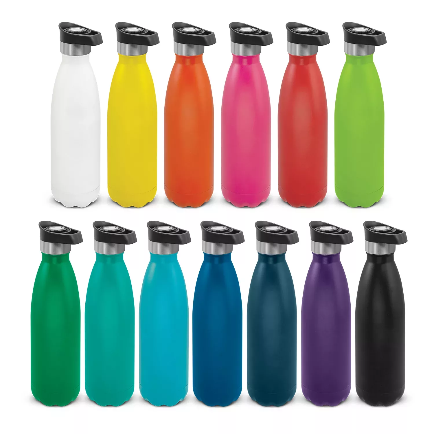 Mirage Powder Coated Vacuum Bottle &#8211; Push Button Lid - 59985_90810.jpg