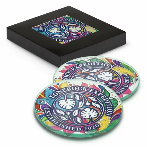 Venice Glass Coaster Set of 2 Round &#8211; Full Colour - 61508_98955.jpg