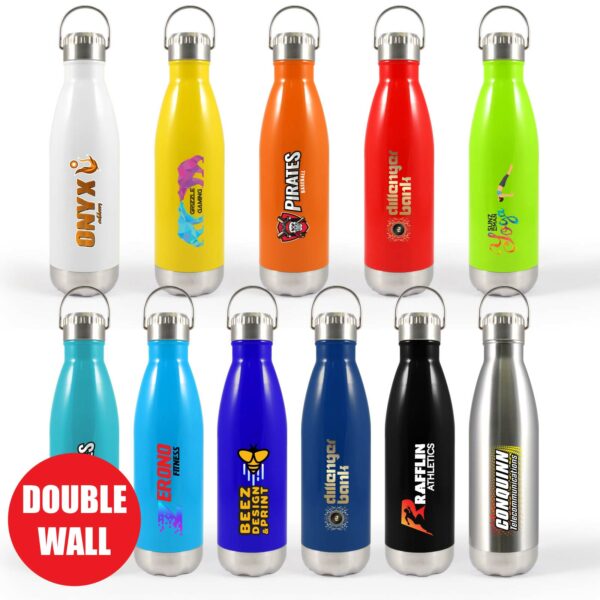 Soda Vacuum Bottle with Hanger Lid