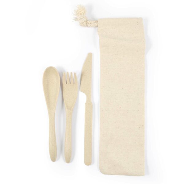 Delish Eco Cutlery Set in Calico Pouch - 61715_107744.jpg