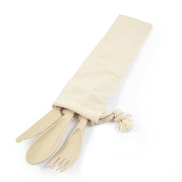 Delish Eco Cutlery Set in Calico Pouch - 61715_107745.jpg