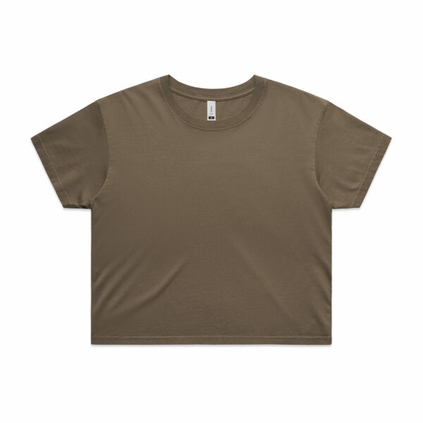 Womens Faded Crop Tee