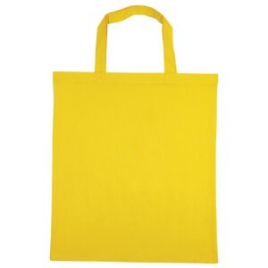 Coloured Cotton Short Handle Tote Bag - 25199_23950.jpg