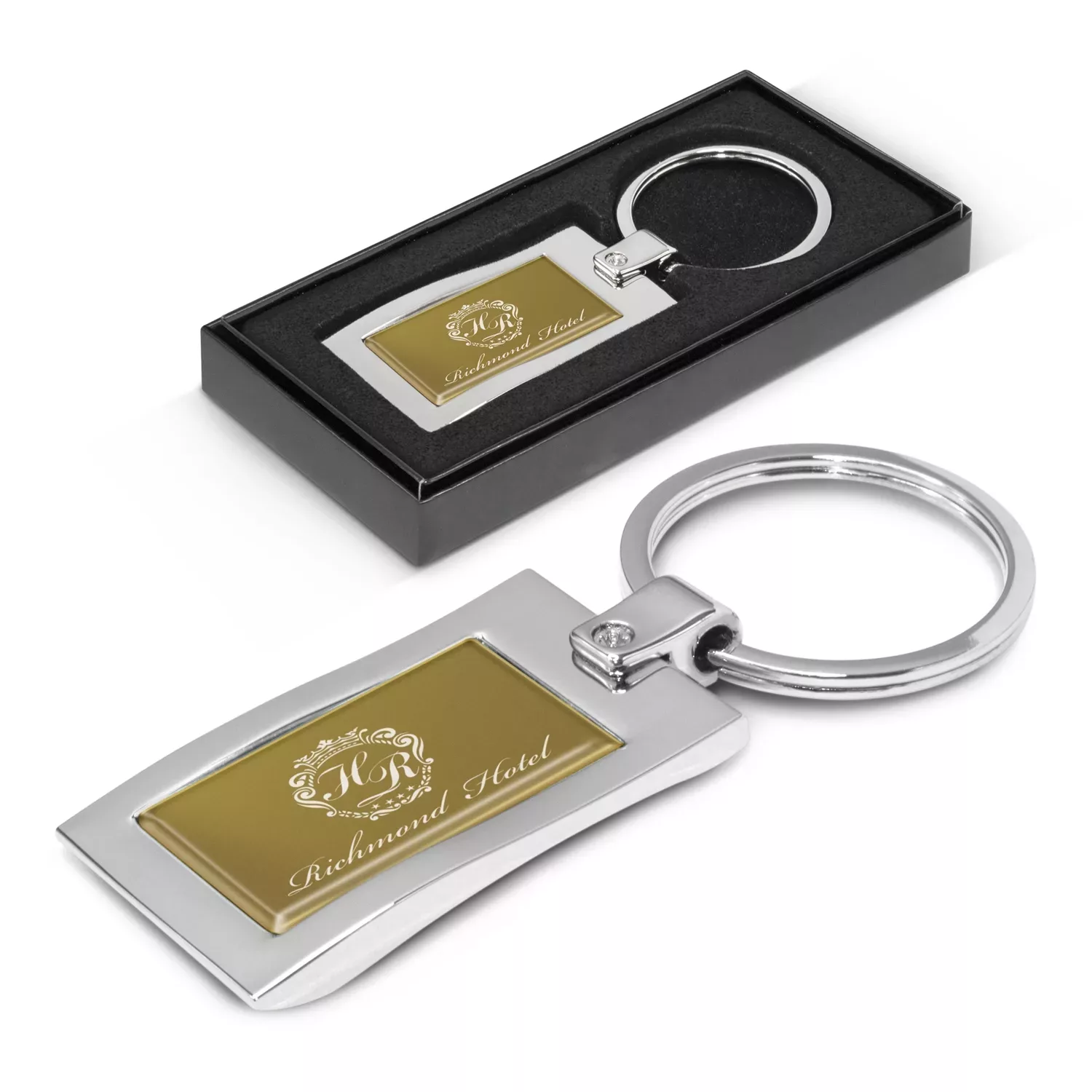 Wave Metal Key Ring - 44107_32084.jpg