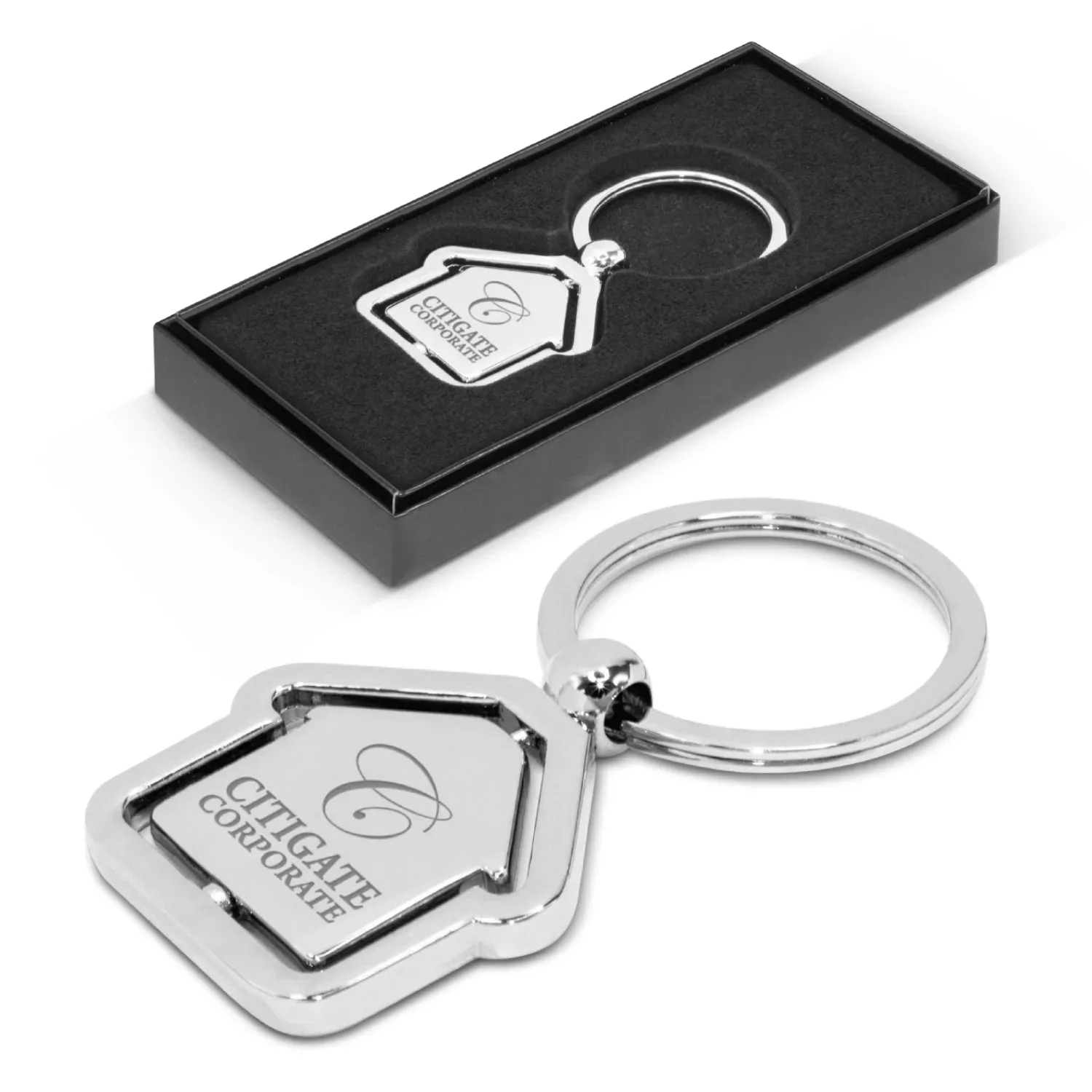 Spinning House Metal Key Ring - 44195_32475.jpg