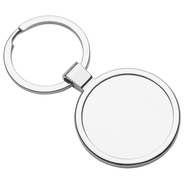 Round Metal Keyring