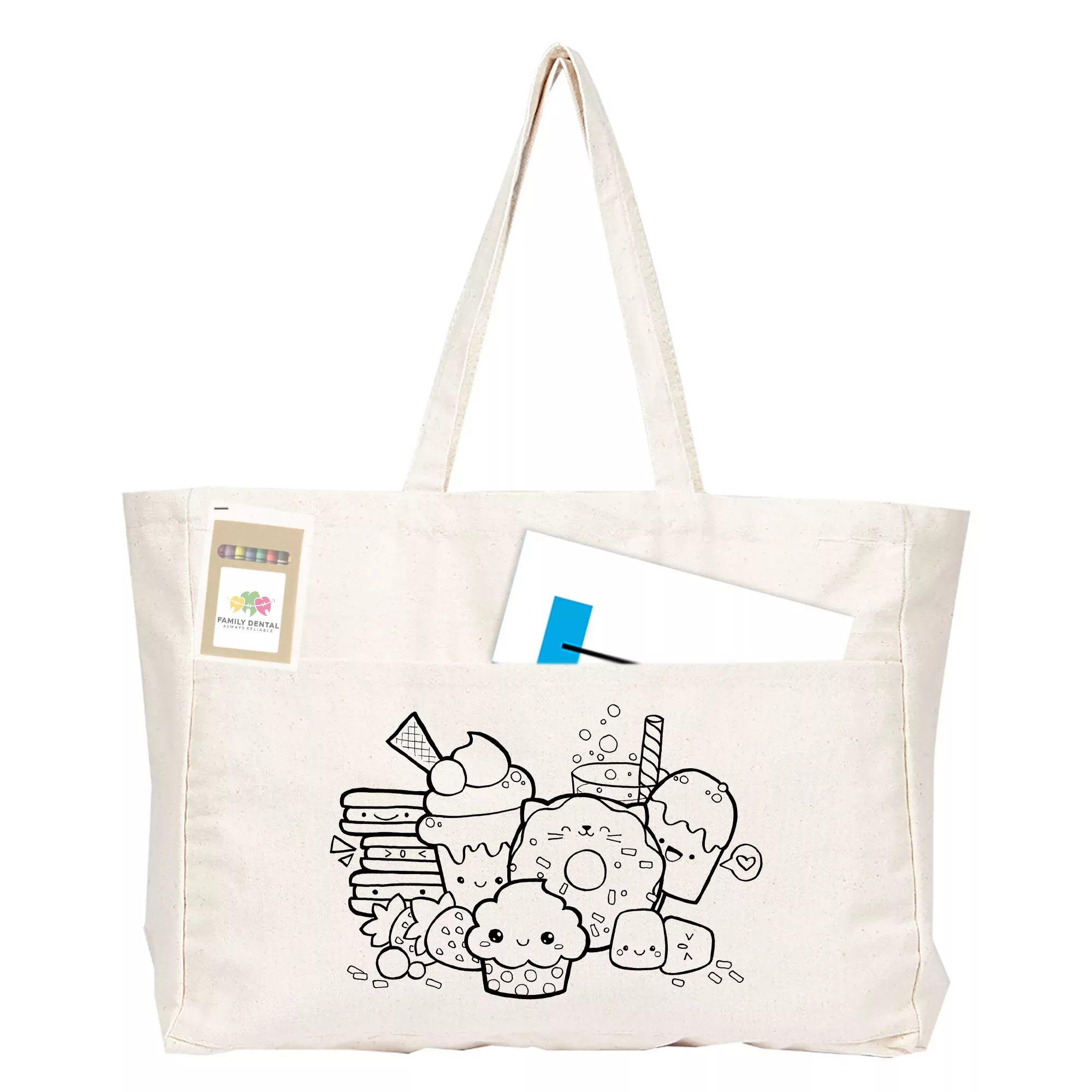 Colouring Delton Canvas Large Shopper - 60526_100082.jpg