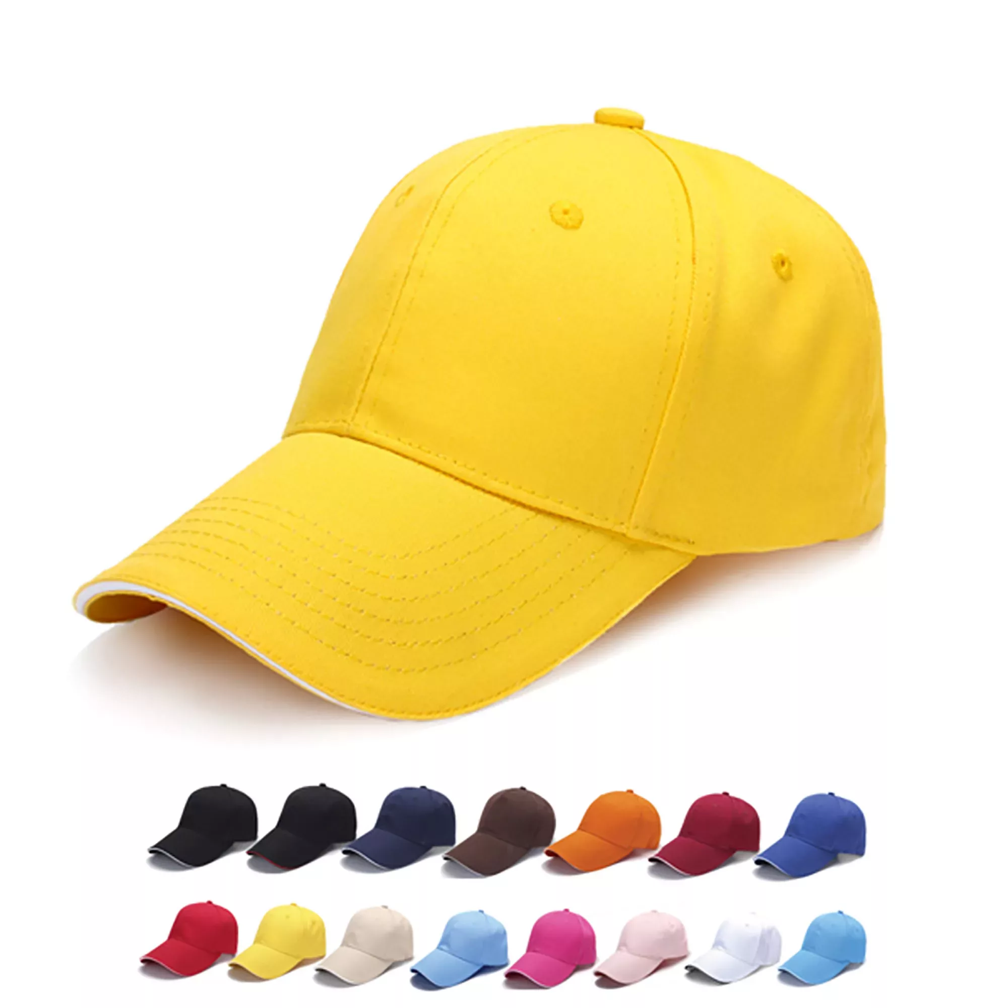 Chicago 6 Panel Kid Cotton Sandwich Cap - 61097_102014.jpg