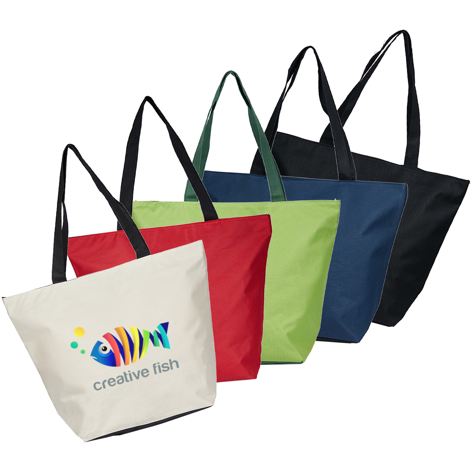 Custom Wide Canvas Heavy Duty 12OZ Canvas Bags | Wholesale Blank Tote Bags  from$3.99