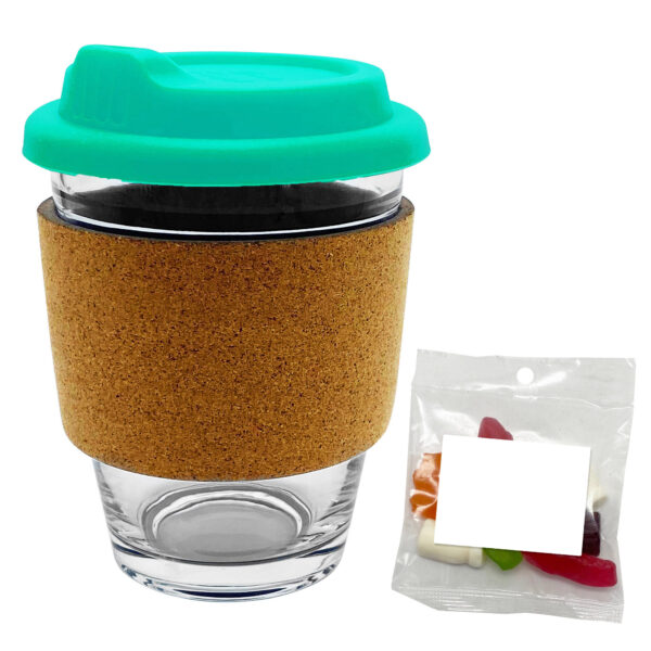 Jelly Party Mix in Cork Band Glass Coffee Cup - 61257_104257.jpg