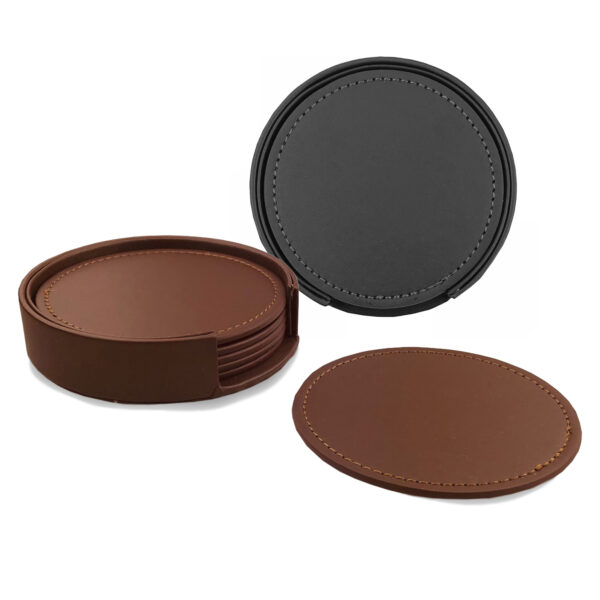 Franklin Leather Coaster Set of 6 - 61881_112550.jpg