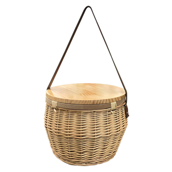 Scotch Wicker Picnic Cooler Basket(round) - 61909_112205.jpg