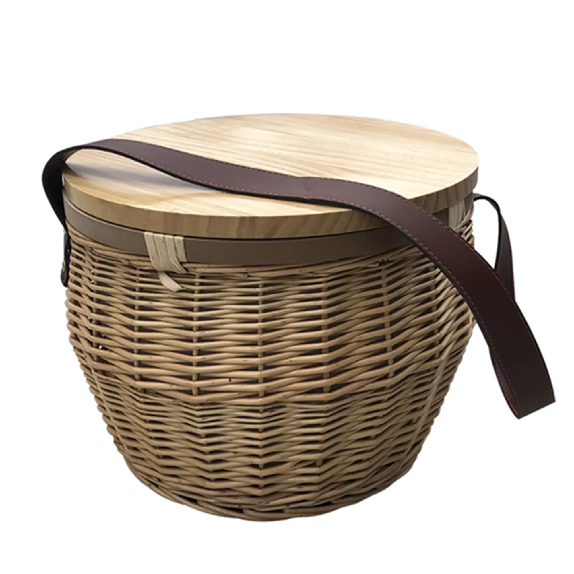 Scotch Wicker Picnic Cooler Basket(round) - 61909_112218.jpg