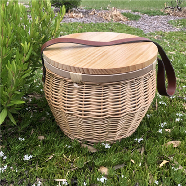 Scotch Wicker Picnic Cooler Basket(round) - 61909_112276.jpg