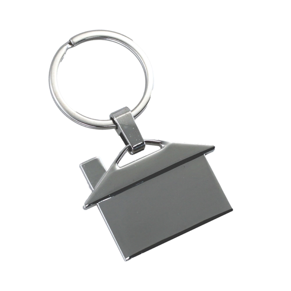 House Shaped Metal Keyring - 61974_113670.jpg