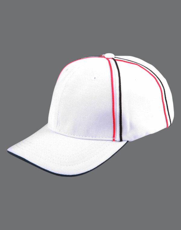 Tri-Color Pique Mesh Structured Cap - 12915_117471.jpg