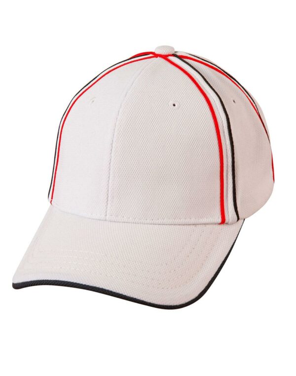 Tri-Color Pique Mesh Structured Cap - 12915_119907.jpg