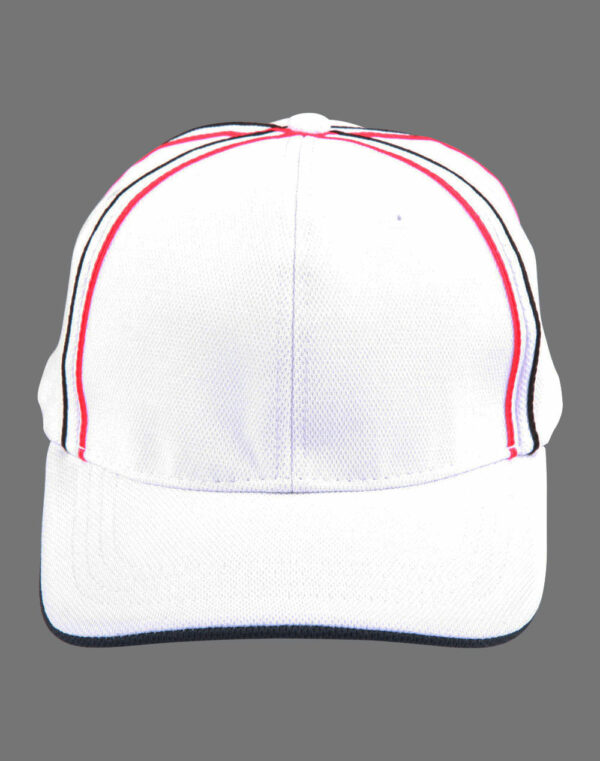 Tri-Color Pique Mesh Structured Cap - 12915_120408.jpg