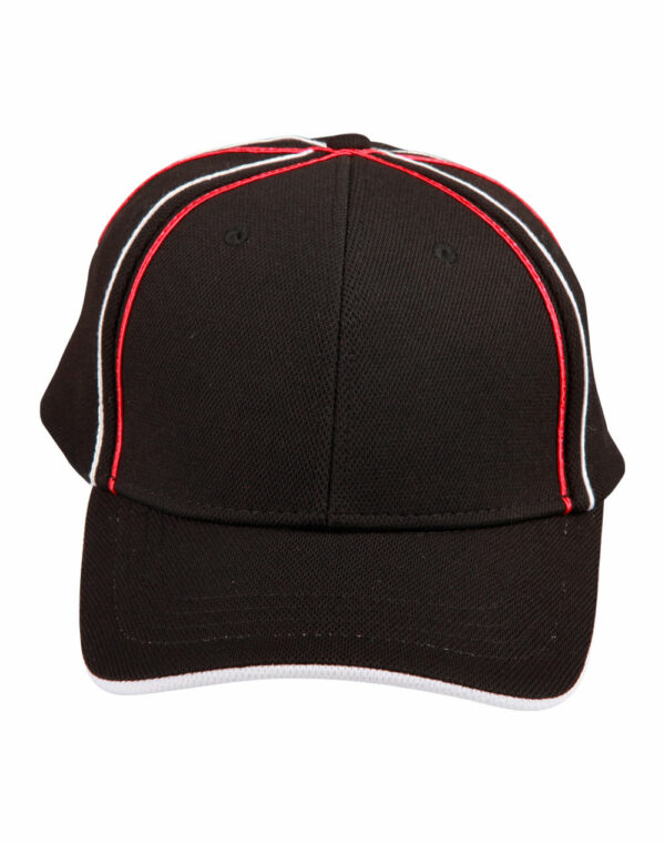 Tri-Color Pique Mesh Structured Cap - 12915_120461.jpg