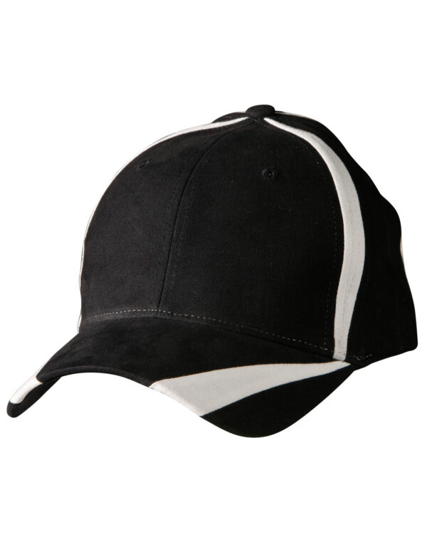 Brushed Cotton Twill Baseball Cap “X” Contrast - 15449_118361.jpg