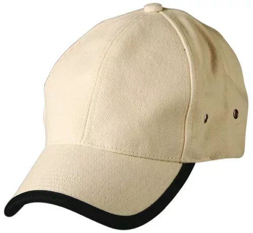 Heavy Brushed Cotton Peak &#038; Back Trimp Cap - 3184_2790.jpg