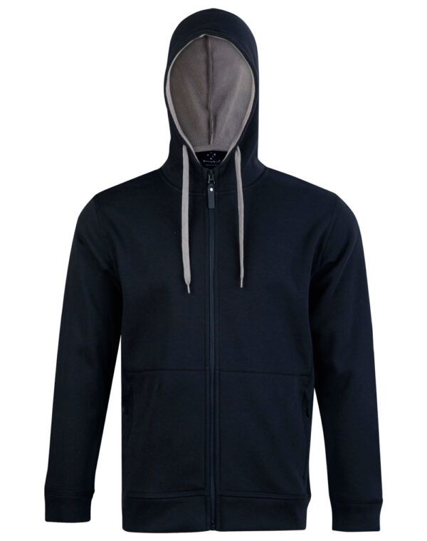 Men’s Full Zip Contrast Fleece Hoodie - 47262_117360.jpg