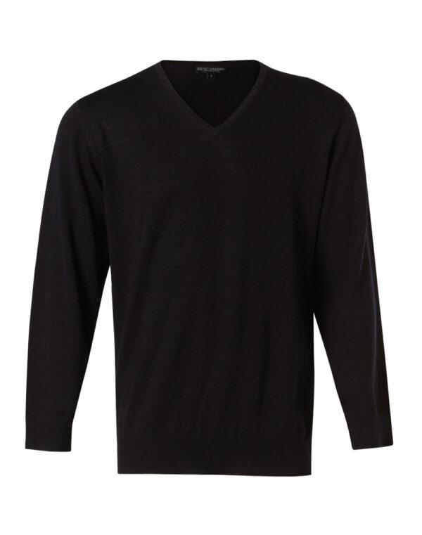 Men’s 100% Merino Wool V Neck L/S Sweater - 47341_118424.jpg