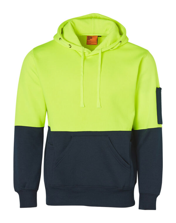 Hi-Vis Two Tone Kangaroo Pocket Hoodie - 62287_118894.jpg