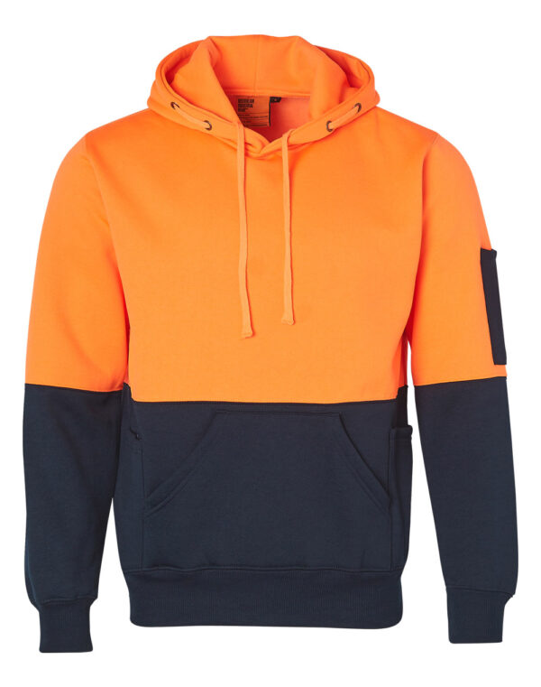 Hi-Vis Two Tone Kangaroo Pocket Hoodie - 62287_120097.jpg