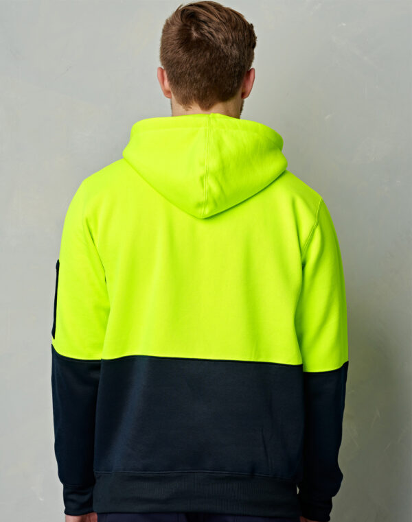 Hi-Vis Two Tone Kangaroo Pocket Hoodie - 62287_120192.jpg