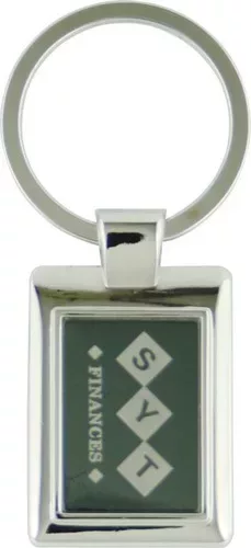 Key Ring Metal With Black Insert Nicholas - 10892_5910.jpg