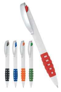 Plastic Pen With Hatched Design Grip Madrid - 21910_115815.jpg