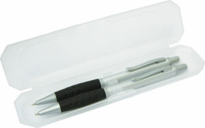 Pen And Pencil Set Made From Aluminium Packed In A Clear Plastic Box - 21969_116659.jpg