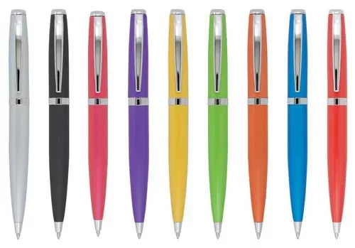 Metal Pen Twist Action Bright Coloured Barrels Vivid - 21983_13805.jpg