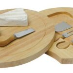 Cheese Board Set Swivel Wooden 4 Knives - 22249_13870.jpg