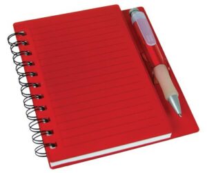 Note Book Spiral Bound With Pen 200 Pages - 22342_13948.jpg