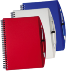 Spiral Notebook And Pen - 22628_43784.png