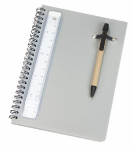 Notebook A5 Siz With Pen And Scale Ruler 160 Pages - 26996_116971.jpg