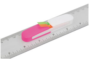 Ruler 30cm Clear With Sticky Note Flagsflags - 54227_67409.jpg