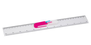 Ruler 30cm Clear With Sticky Note Flagsflags - 54227_67410.jpg