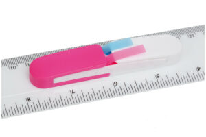 Ruler 30cm Clear With Sticky Note Flagsflags - 54227_67411.jpg