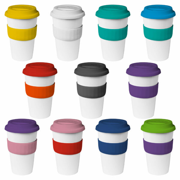 Coffee Cup / Mug 16oz/535ml Plastic Karma Kup Silicon Lid Reusable - 54232_116993.jpg